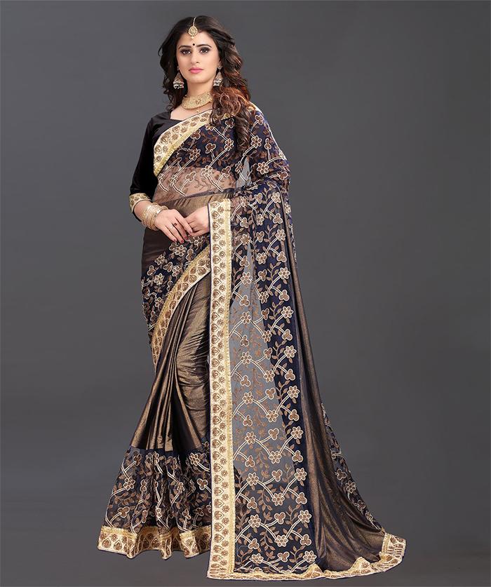 Our Exclusive Embroidered Saree for Diwali